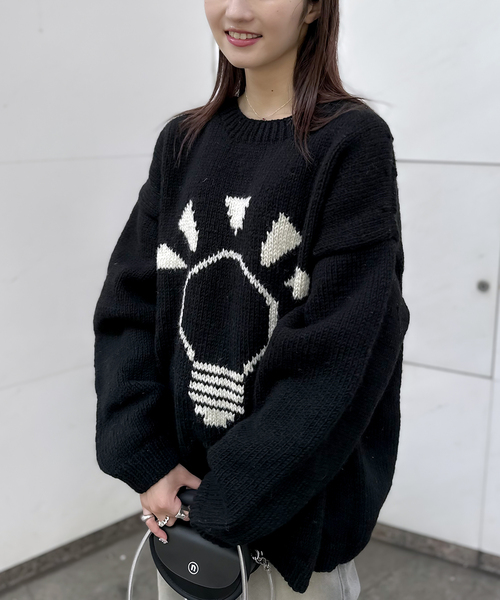ニット 【MacMahon.K.M / マクマホンニッティングミルズ】別注 Crew Neck Knit-Lamp MacMahon マクマホンニッティングミルズ 別注 Crew Neck Knit JOINT