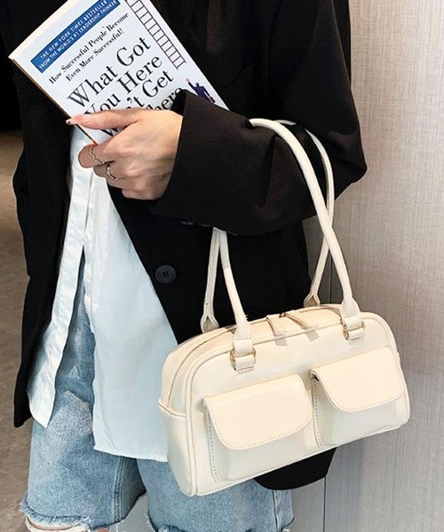 韓国デザイン 本革 大容量トートバッグ オフィスバッグ BAG florist トートバッグ 韓国ファッションフラップダブルポケット