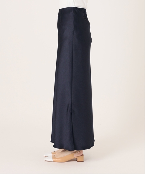 IENA スカート 「追加3」ダブルサテンスカート レディース