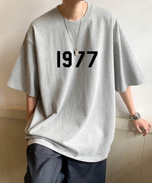 SETUP7 tシャツ 「SETUP7」1977 オーバーサイズロゴ入り半袖T