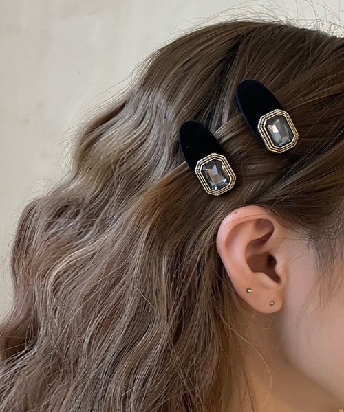 ヘアクリップ ビジュー ミニヘアクリップ : ZOZOTOWN Yahoo!店