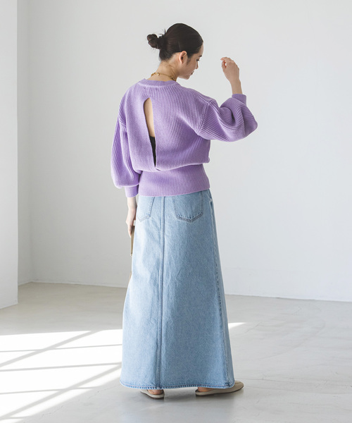 Noble NEEDBY heritage KATHY デニムスカート NEEDBY heritage スカート デニム NEED BY heritage/ニードバイ