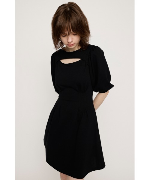 SLY ワンピース FRONT OPEN TUCK SLEEVE S/OP フロント オープン