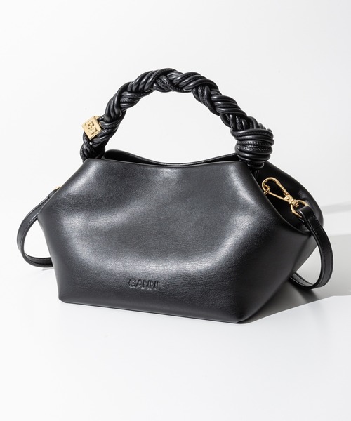 【予約殺到・数量限定】Ganni Bou Bag Small ハンドバッグ SMALL Ganni BOU(ガニー) バッグ・カバン(レディース) - 海外