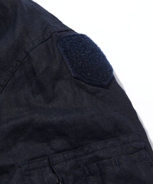 CAHLUMN（カウラム） ブルゾン アウター Linen Heli Crew Jacket