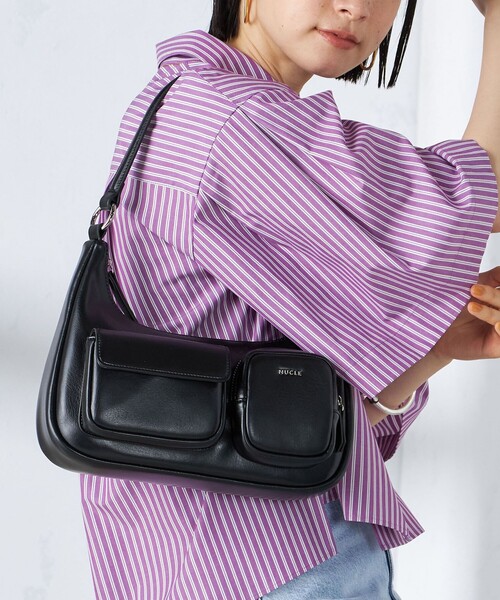 美品NUCLEヌクル　ボディーバッグ　SHIPS シップス SHIPS ショルダーバッグ バッグ NUCLE: LUE レディース