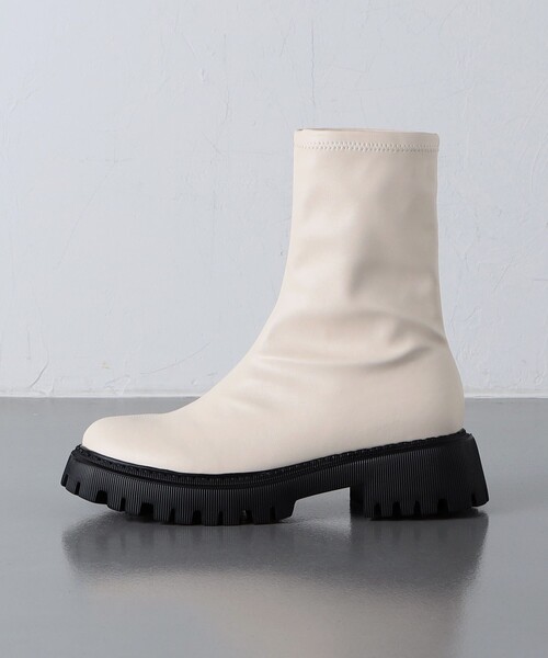 UNITED ARROWS ALLWEATHER 厚底 サイドゴア ブーツ 38