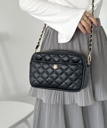 CLEA ショルダーバッグ バッグ フラワーモチーフ キルティング