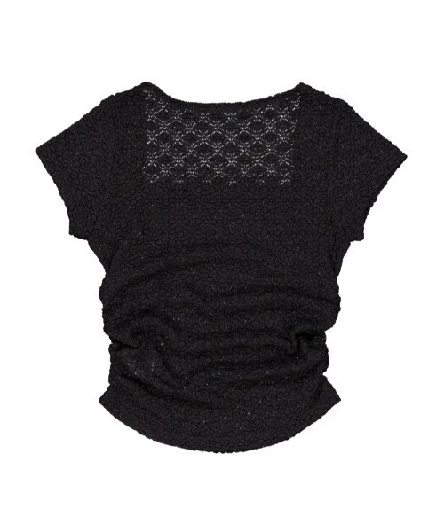 SETUPEXE tシャツ 「SETUP‐EXE」FRILL BOW CROP TOP レディース