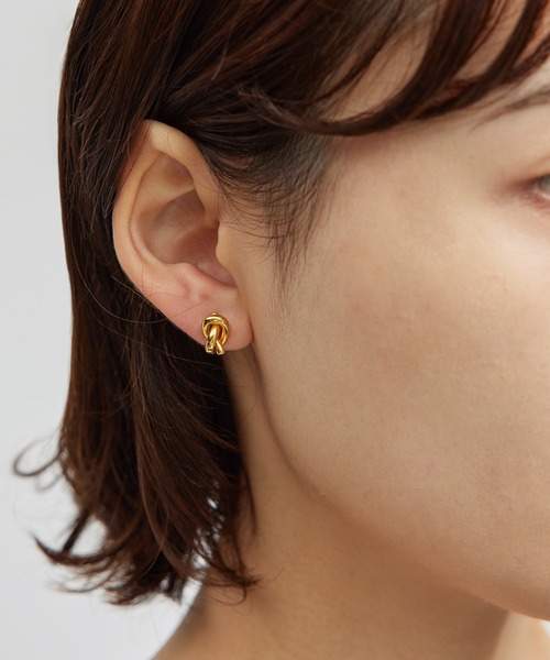 ROPE' ピアス ノットモチーフピアス レディース : ZOZOTOWN