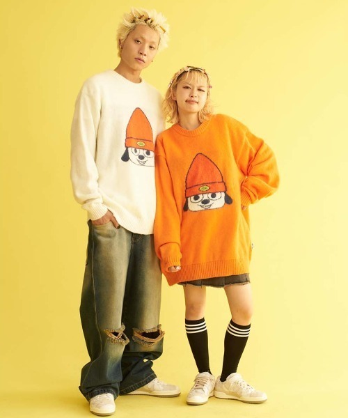 and per se キャラクター柄ニットセーター and per se キャラクター柄ニットセーター