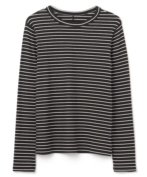 アンフィーロ 25AW コットンカシミヤニット カットソー M 黒 長袖 無地 アンフィーロ 25AW コットンカシミヤニット カットソー M 黒 長袖 無地
