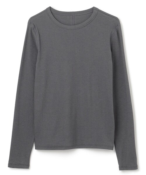 tシャツ 「洗える」コットンカシミヤ クルーネックカットソー レディース UNFILO tシャツ 「洗える」コットンカシミヤ クルーネック