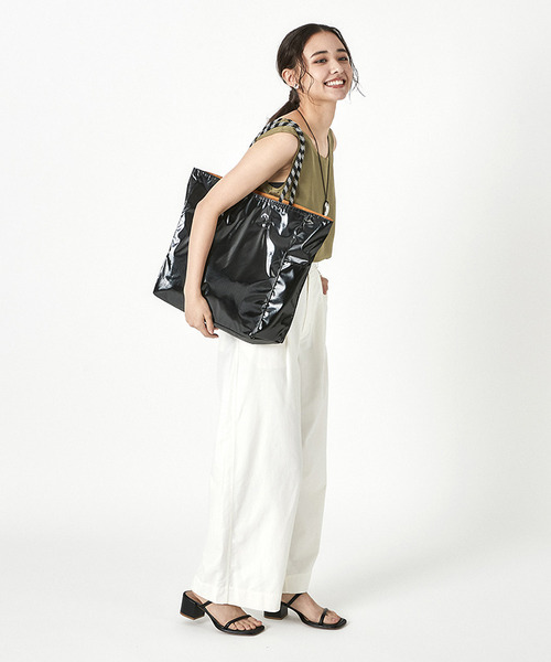LeSportsac トートバッグ LARGE 2 WAY TOTE 2ウェイメダリオン