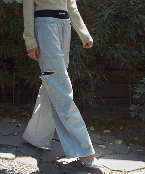 jose moon スリットスウェットパンツ JOSE MOON スウェットパンツ ジャージ SIDE SLIT SWEAT PANTS