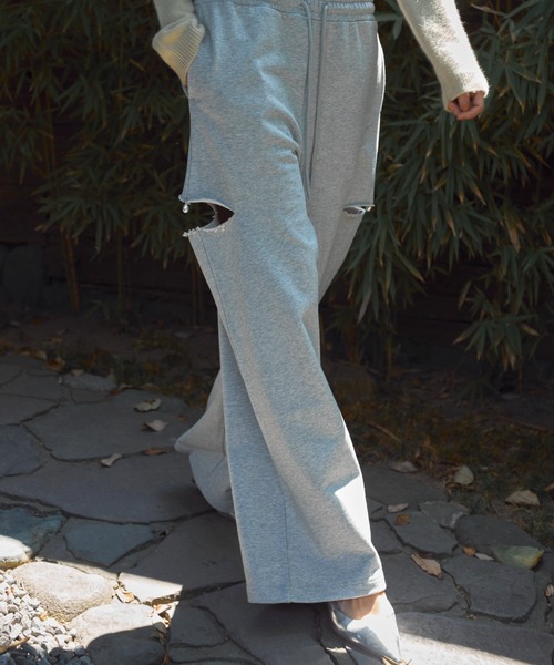 JOSE MOON スウェットパンツ ジャージ SLIT SWEAT PANTS with