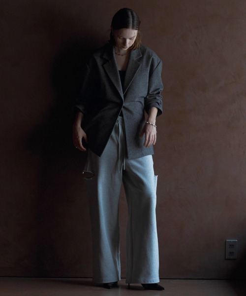 JOSE MOON スウェットパンツ ジャージ SLIT SWEAT PANTS with