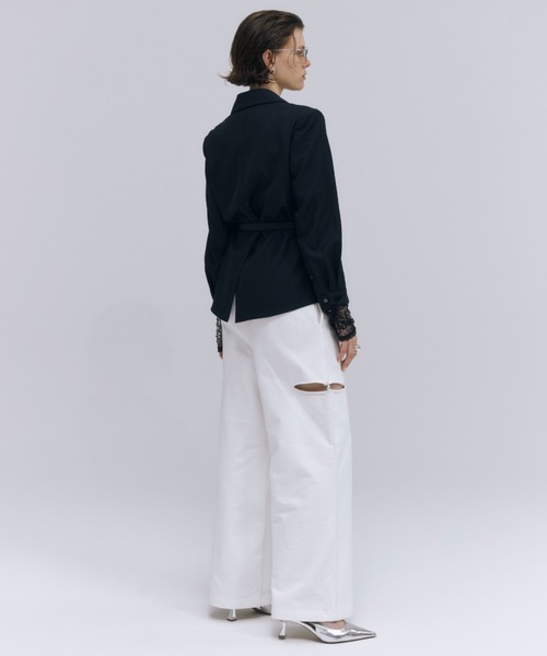 JOSE MOON スウェットパンツ ジャージ SLIT SWEAT PANTS with