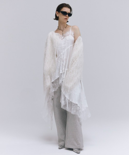 パンツ josemoon SLIT SWEAT PANTS with PEARL SLIT SWEAT PANTS with PEARL/スリットスウェットパンツウィズ