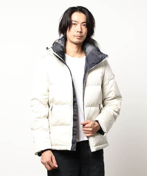 BLACK LABEL CRESTBRIDGE」 ダウンジャケット M ブラウン メンズ 