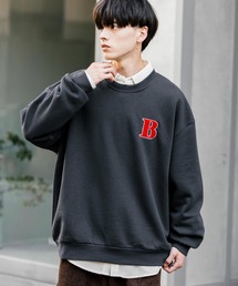 トレーナー スウェット オーバーサイズ裏起毛サガラ刺繍スウェットトレーナー メンズ レディース｜ZOZOTOWN Yahoo!店