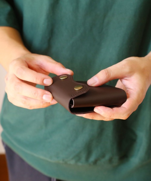 Jamale（ジャマレ） 財布 「Jamale」ヌメ革レザーコンパクト財布