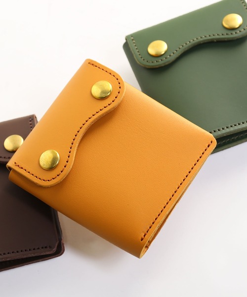 Jamale（ジャマレ） 二つ折り 二つ折り財布 財布 「Jamale」ヌメ革