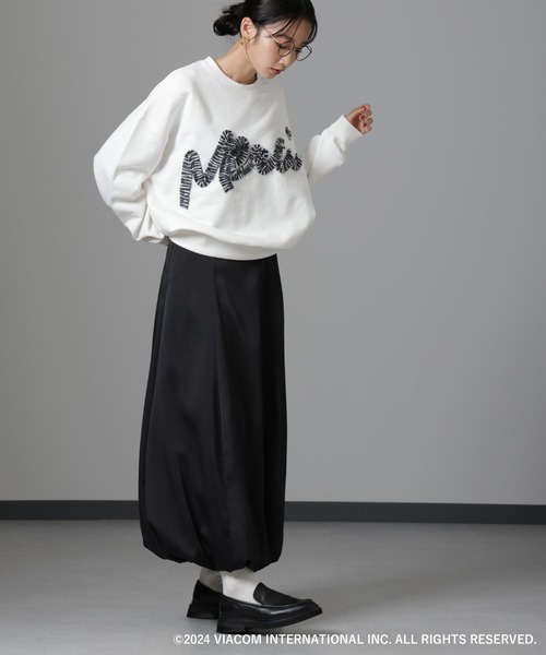 トレーナー スウェット Emily in Paris×FUDGE 別注ロゴスウェット レディース Emily in Paris × FUDGE 別注 ロゴ スウェット