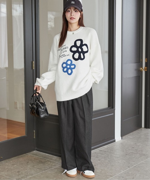 ニット セーター フラッフィオーバーサイズ プルオーバー レディース WEGO ニット セーター WEGO/「25年春夏/待望の再入荷