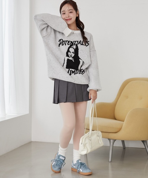 ニット セーター フラッフィオーバーサイズ プルオーバー レディース WEGO ニット セーター WEGO/「25年春夏/待望の再入荷
