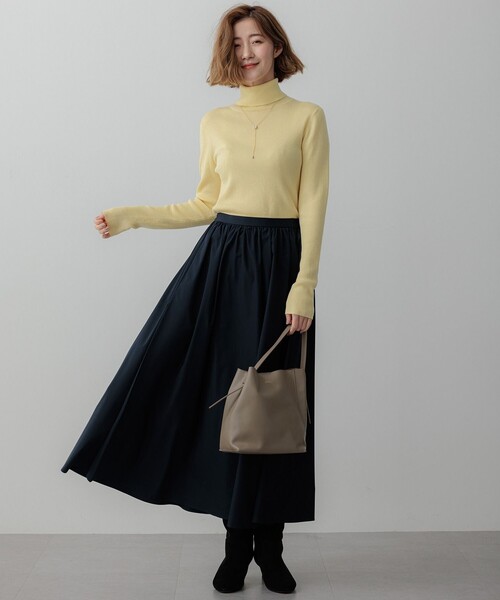 23区 スカート 「洗える」ブライトタフタ ギャザー : ZOZOTOWN Yahoo