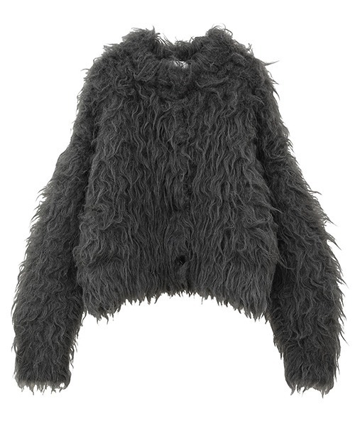 CLANE（クラネ） カーディガン CLANE / クラネ：SHAGGY SHORT KNIT