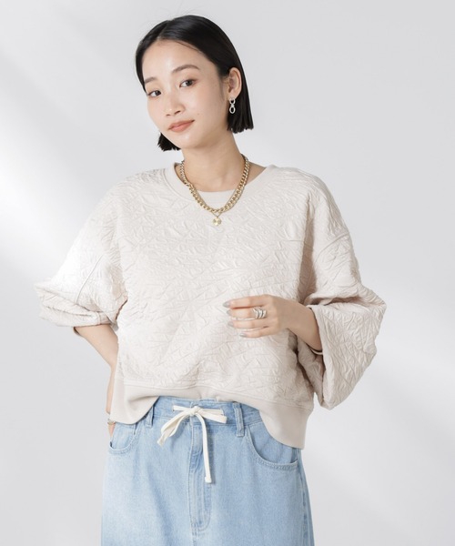 tシャツ 「追加生産」フクレジャガードカットトップス(セットアップ可) レディース | NANO universe | 11