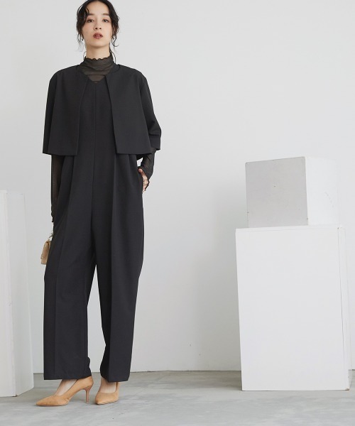 Callarus セットアップ ショート丈デザインオールインワンパンツ