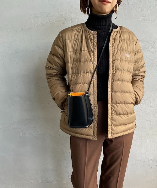 DANTON ダウンジャケット M ベージュ Danton（ダントン） ダウンジャケット M ベージュ レディース