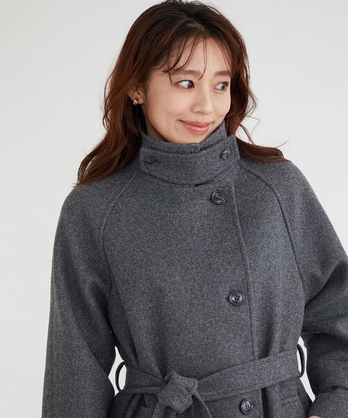 Feroux（フェルゥ） コート 2 グレー レディース : ZOZOTOWN Yahoo!店