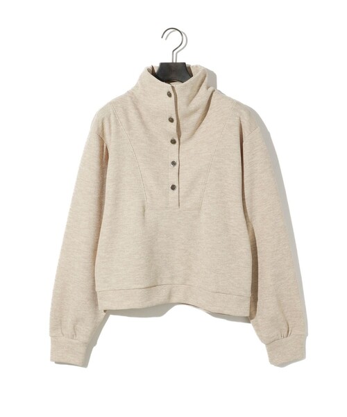 tシャツ MIDIUMISOLID for Ladies ハイネックショートプルオーバー レディース