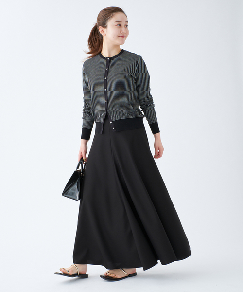 iena⭐︎Mer cottonセーターマシン　クルーカーディガン Mer cotton セーターマシン クルーカーディガン（カーディガン