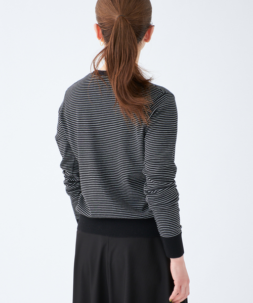 iena⭐︎Mer cottonセーターマシン　クルーカーディガン IENA カーディガン Mer cotton セーターマシン クルー