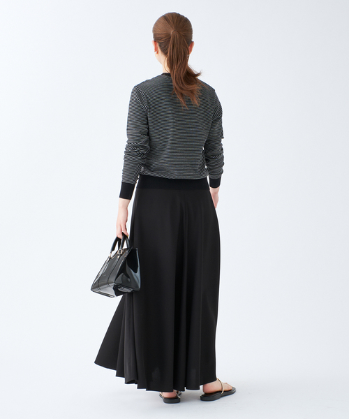 IENA カーディガン Mer cotton セーターマシン クルー