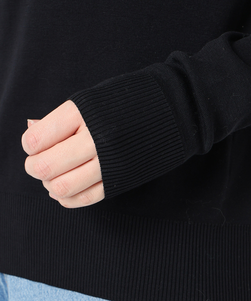 IENA カーディガン Mer cotton セーターマシン クルー