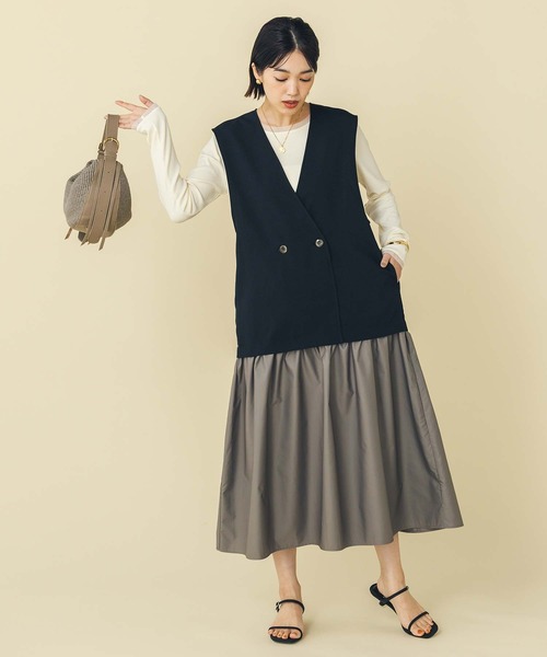 グレティブリリアン　ツイード　ドッキングワンピース　ジレ Gready Brilliant（グレディブリリアン） ワンピース ドッキングジレ