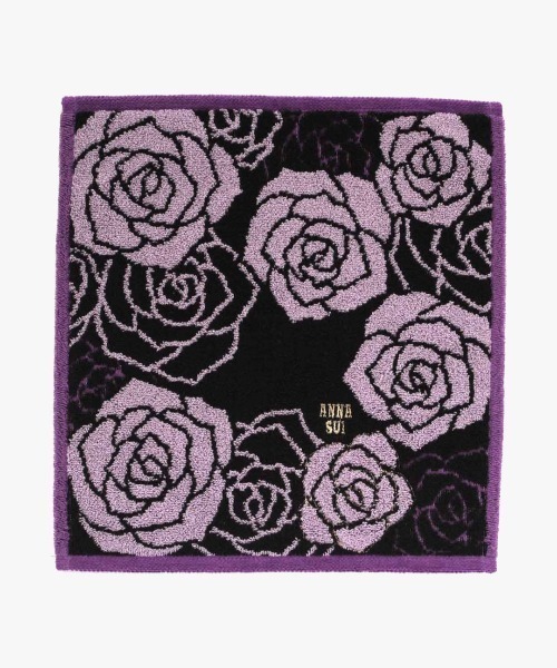 ANNA SUI（アナスイ） ハンカチ ローズラメ タオルハンカチ レディース