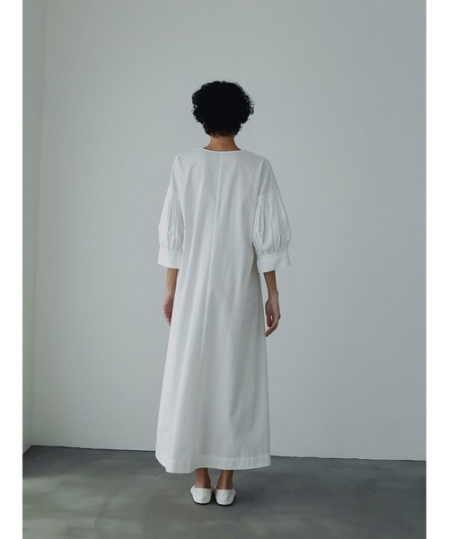 新品atlo バックリボン　ギャザースリーブ　ワンピース 楽天市場】バックリボン ギャザースリーブ ワンピース