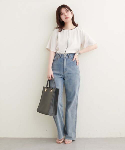大人ナチュ】バックフレアシャツ | natural couture(ナチュラル