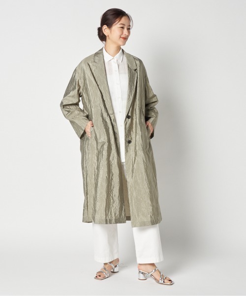 heliopole レディースコート HELIOPOLE コート アウター SHINY SHEER LIGHT COAT レディース