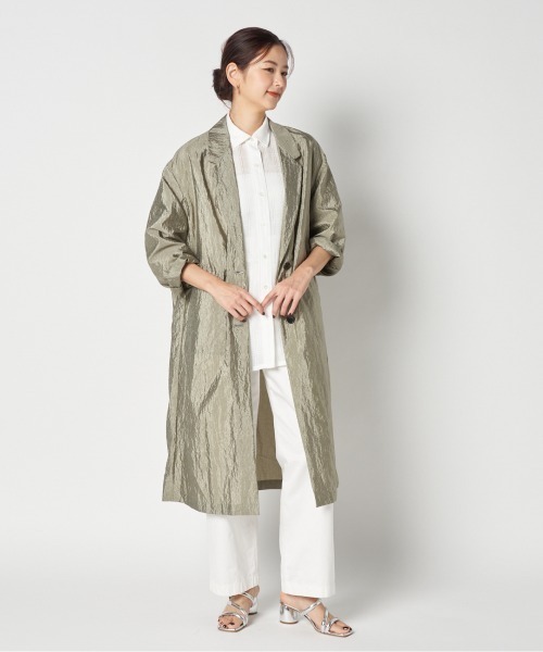 HELIOPOLE（エリオポール） コート アウター SHINY SHEER LIGHT COAT