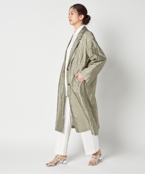 HELIOPOLE（エリオポール） コート アウター SHINY SHEER LIGHT COAT