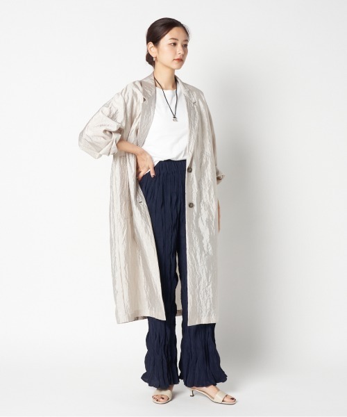 HELIOPOLE（エリオポール） コート アウター SHINY SHEER LIGHT COAT