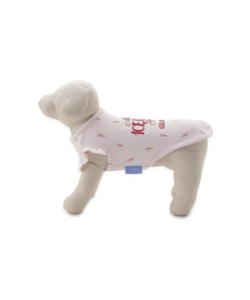 gelato pique 犬 服 「CAT＆DOG」アイス柄フリルワッフルプル